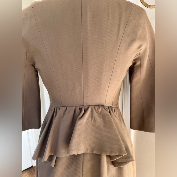 Albino mod Victorian 3/4 sleeve trench coat - Picture 8 of 13